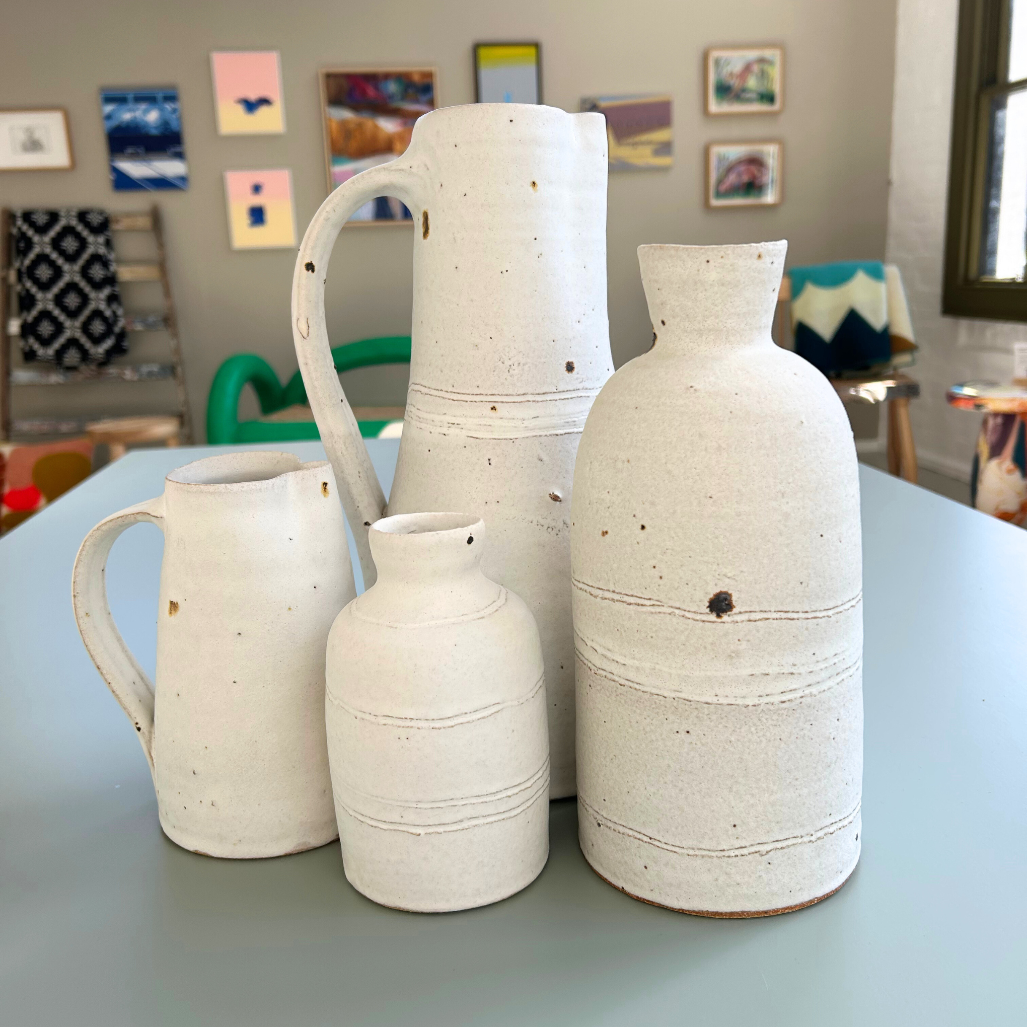 Stoneware Bottle Vase - Large